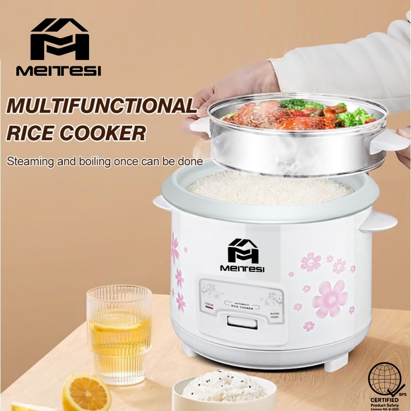 MIN Rice Cooker with steamer with Easy One-Button Operation for 1-9 ...