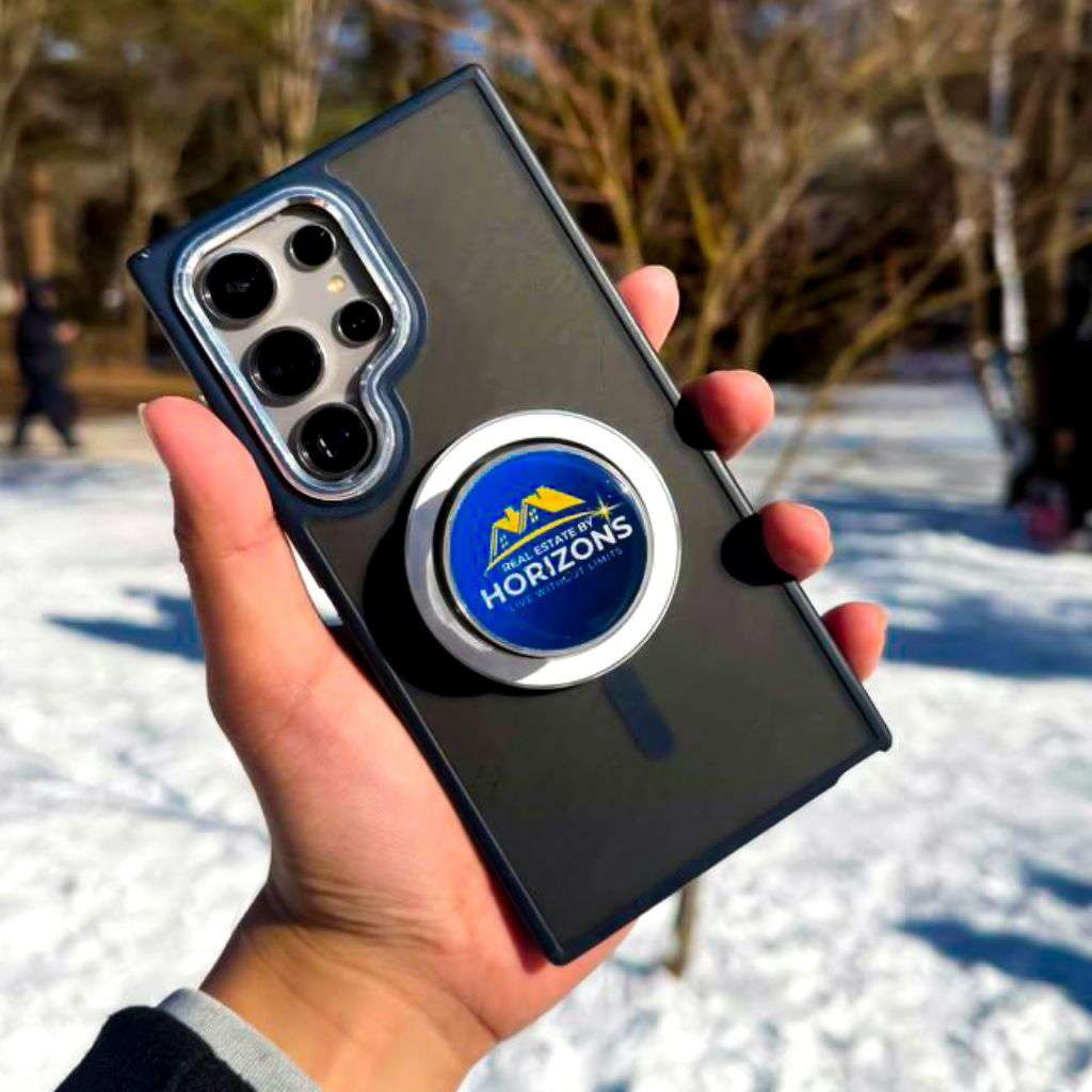 Personalized Custom Photo Resin Magnetic Phone Grip Handmade Phones ...