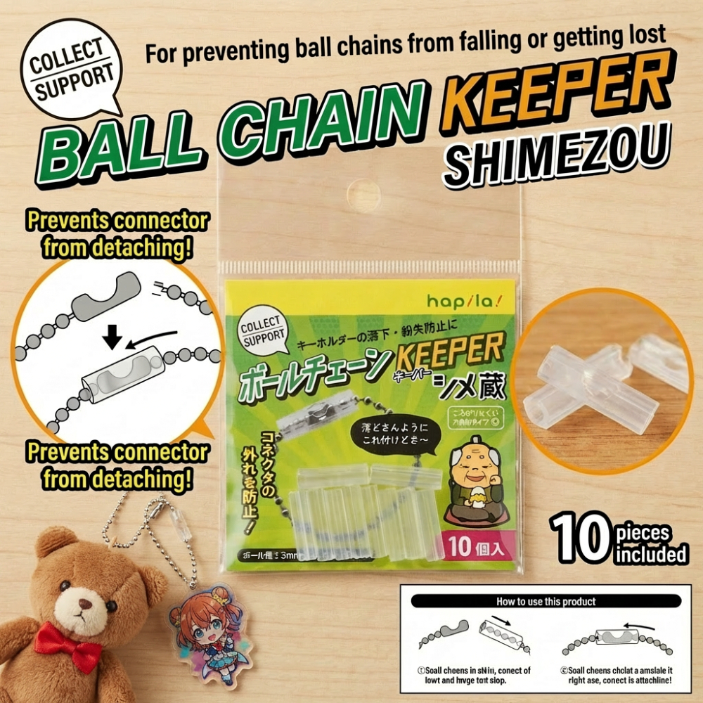 Ball Chain Connector Keeper Stopper (10pcs) | Silicone Lock to Prevent ...