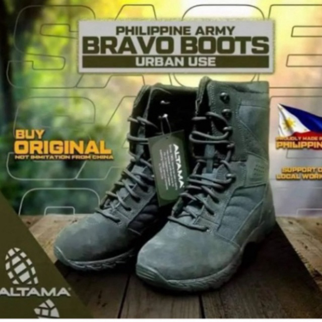 ALTAMA GARRISON BOOTS | Shopee Philippines