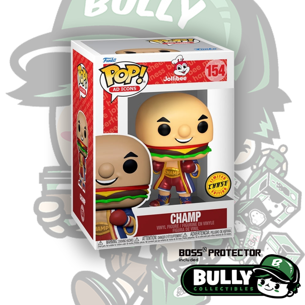 Funko POP! Ad Icons: Jollibee - Champ (CHASE) 154 With Boss