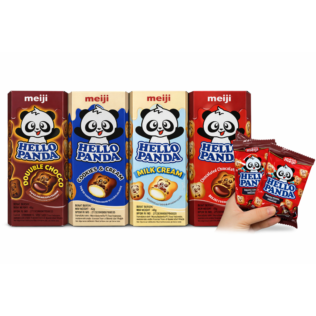 Meiji Hello Panda Biscuits (Assorted Flavors) 42g | Shopee Philippines