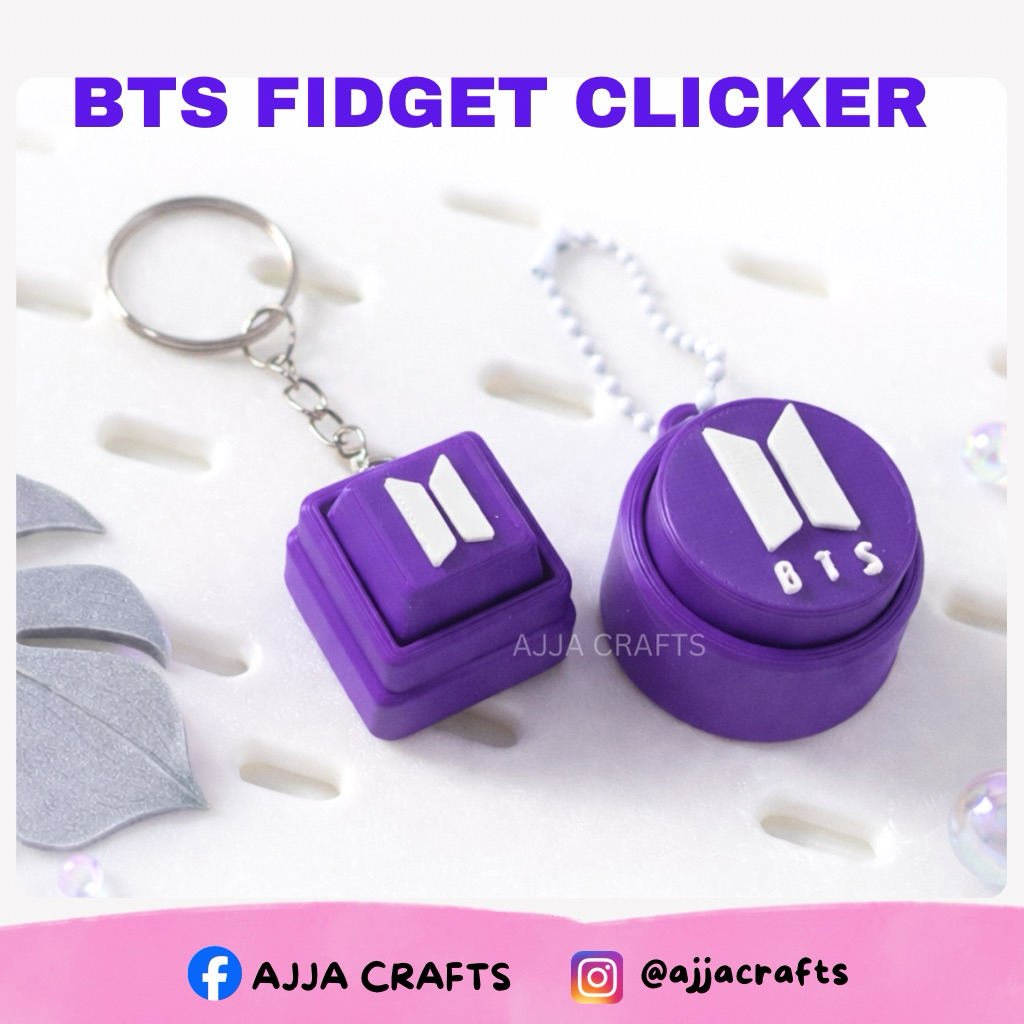 BTS Fidget Clicker Keychain | Custom Fidget Clicker Keychain | Shopee ...