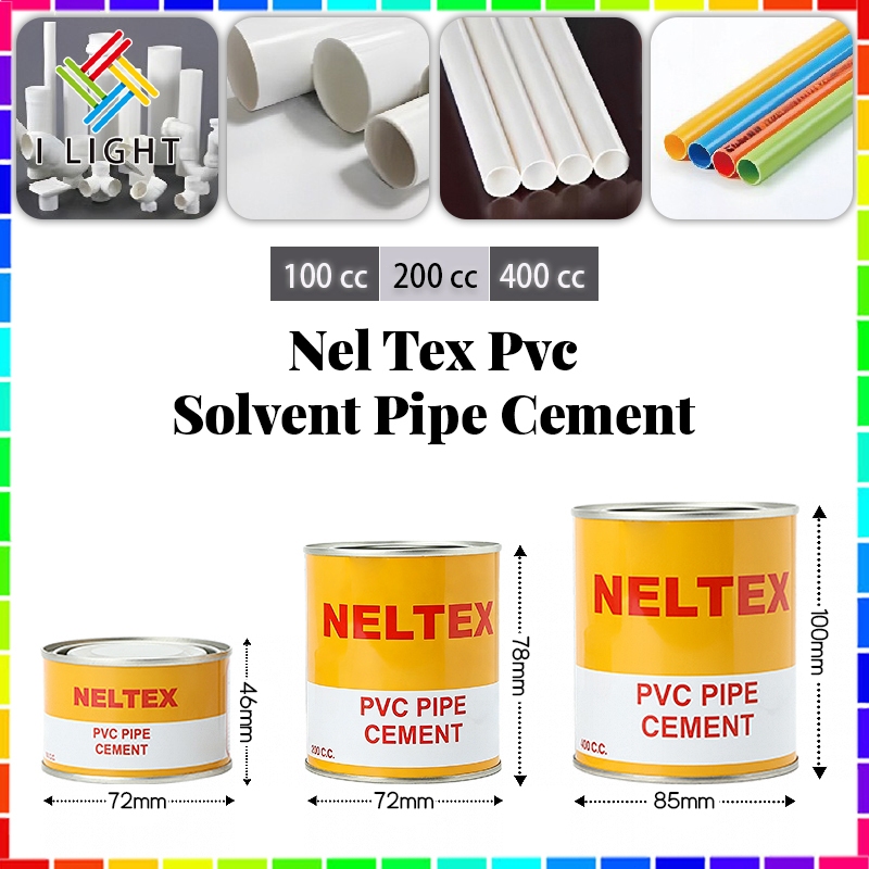 （Fast Delivery）100cc/200cc/400cc NelTex Pvc Solvent Pipe Cement ...