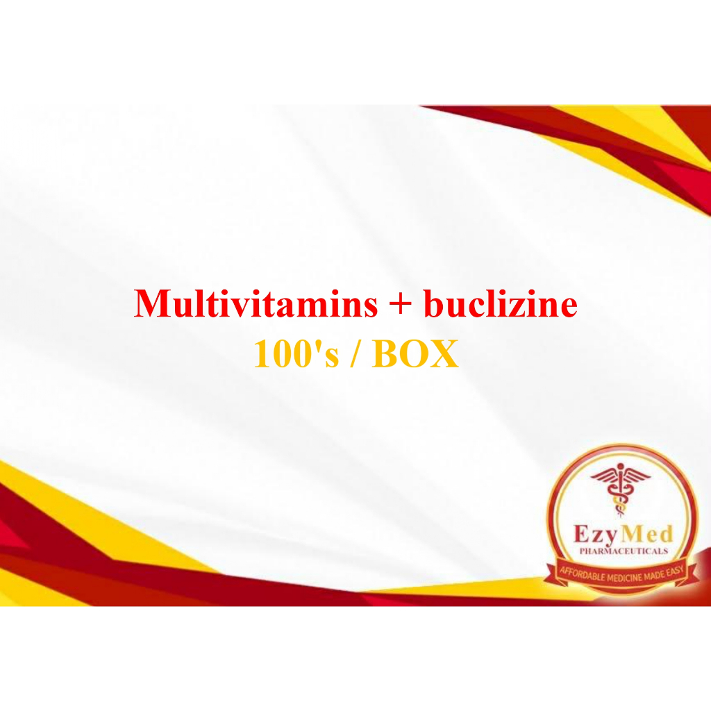 Shop multivitamins buclizine for Sale on Shopee Philippines