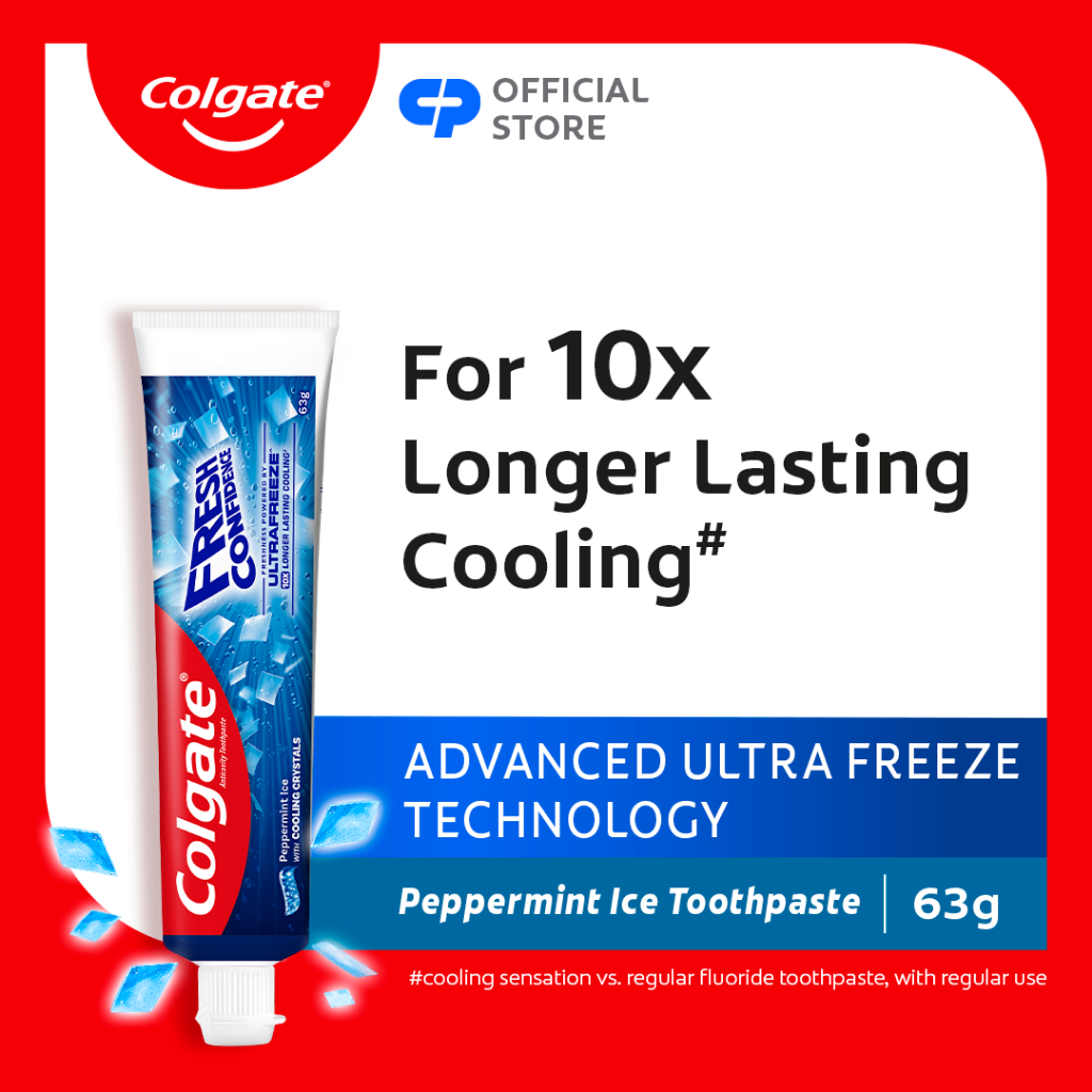[ADD-ON] Colgate Fresh Confidence Peppermint Ice Toothpaste 63g ...