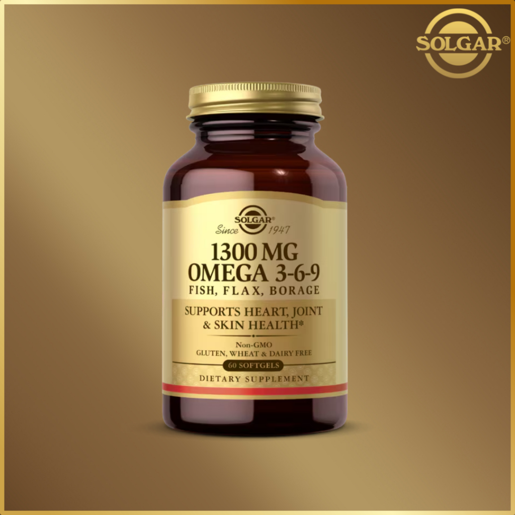 Solgar Ph | Solgar, Omega 3-6-9, 1,300 mg, 60 Softgels ( Heart ...