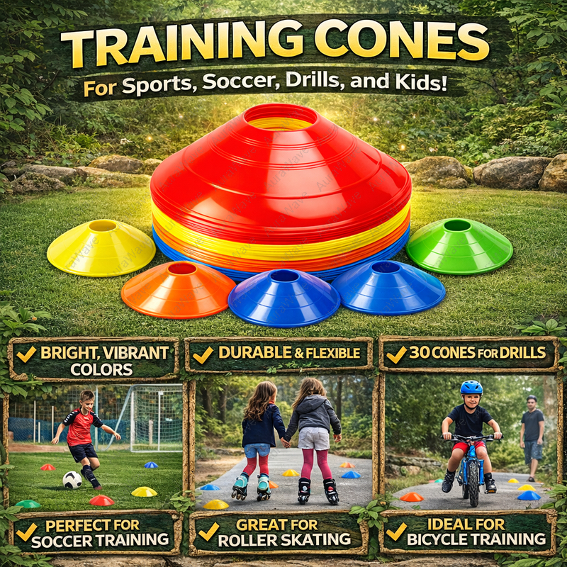 Professional Plastic Agility Cones Speed Drill for Kid Football Sign ...