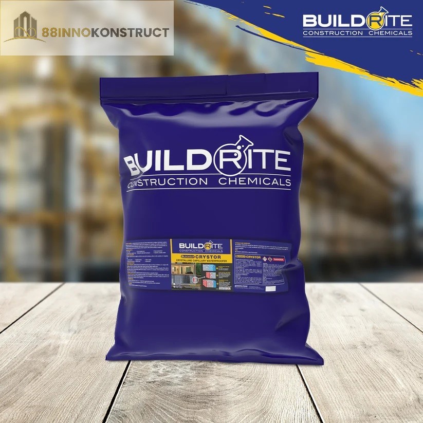 BUILDRITE CRYSTOR Crystalline Waterproofer (25KG/5KG) - Gray | Shopee ...