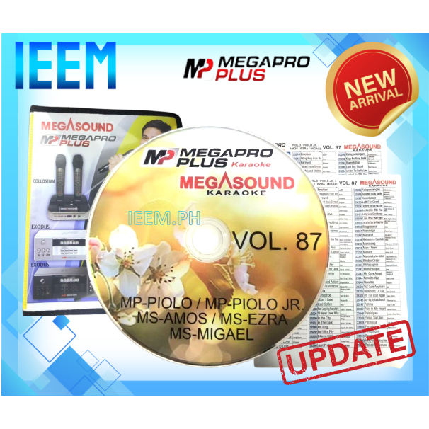 Megapro Plus Songbook with full Songlist & Updated CD for MP-100 Piolo ...