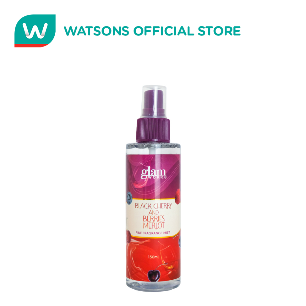 GLAMWORKS Black Cherry And Berries Merlot Fine Fragrance Mist 150ml ...