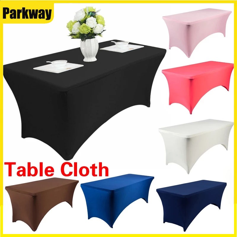 Multi-color Hotel flexible tablecloth rectangular elastic bar cocktail ...