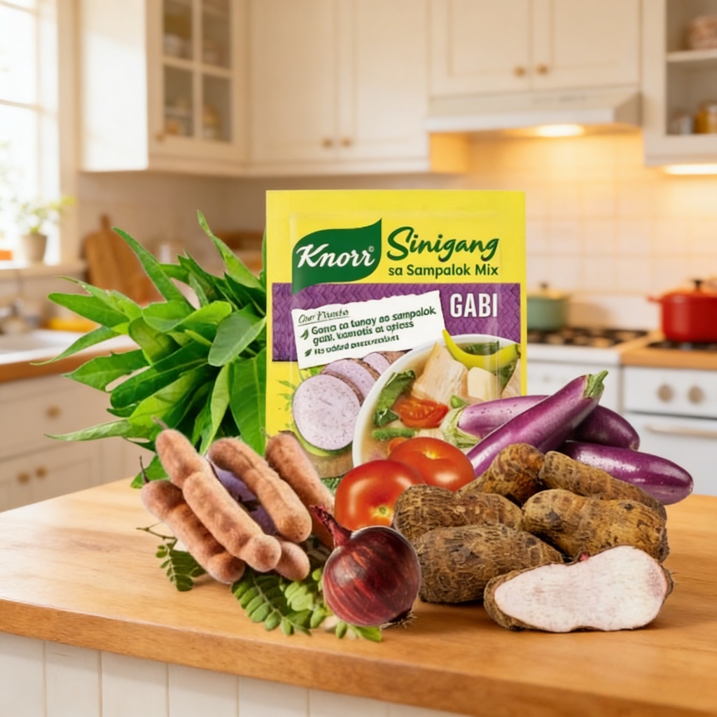 Knorr Sinigang Gabi 22g x 144 Pcs with Original Sampalok Mix Made