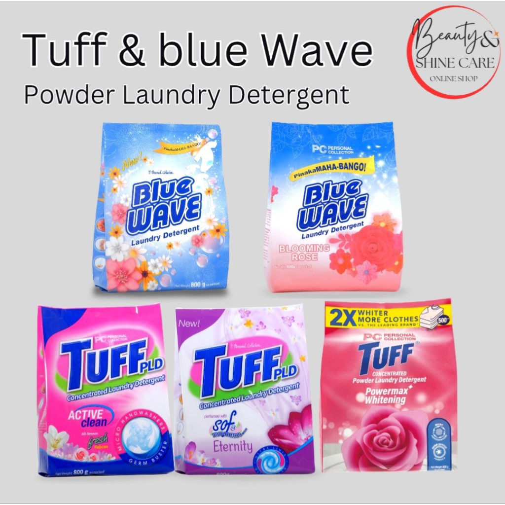 TUFF & BLUEWAVE POWDER LAUNDRY DETERGENT | Shopee Philippines