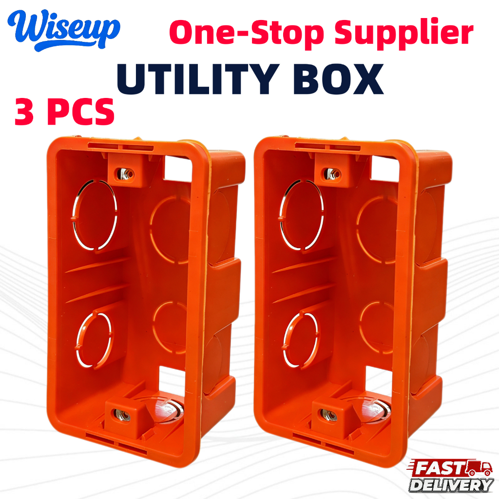 Voschtech Golden Eagle PVC Junction Box, Orange Utility Box for ...