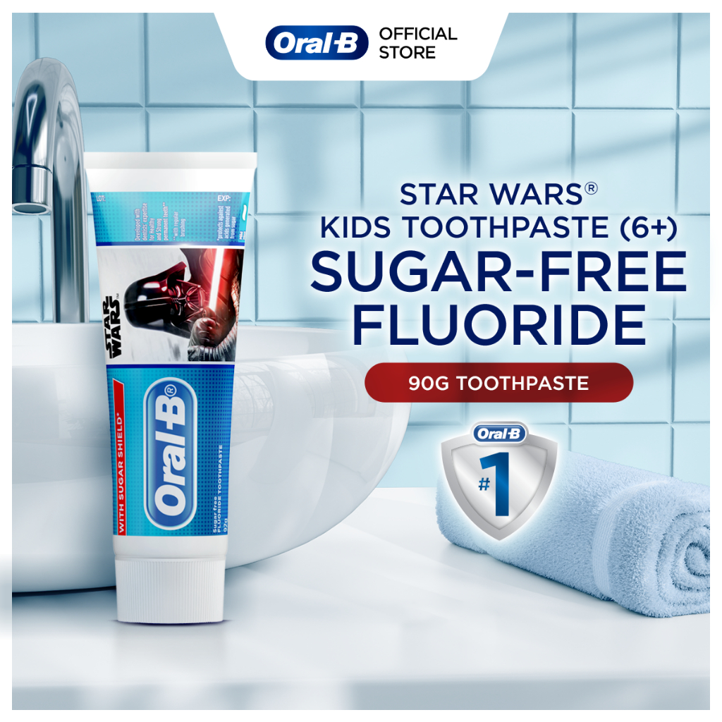 Oral-B Kids Toothpaste Star Wars 92g (Ages 6+) | Oral Care | Shopee ...