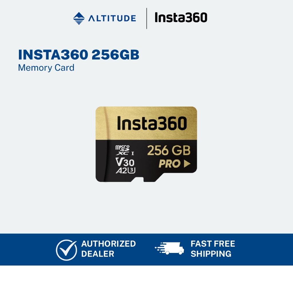 Altitude | Insta360 Memory Card (256gb) | Shopee Philippines