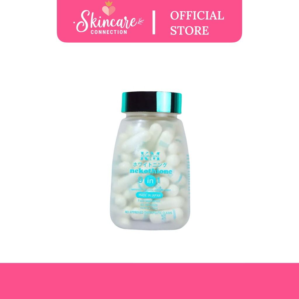 Nekothione 9 in 1 Glutathione Whitening Capsules | Shopee Philippines