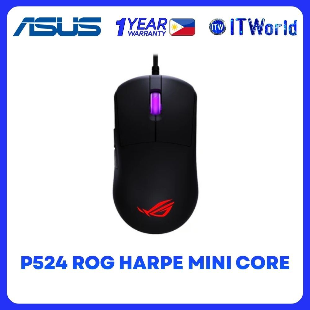 ASUS ROG Harpe Mini Core Gaming Mouse - 12000 DPI / 52g RGB / USB ...