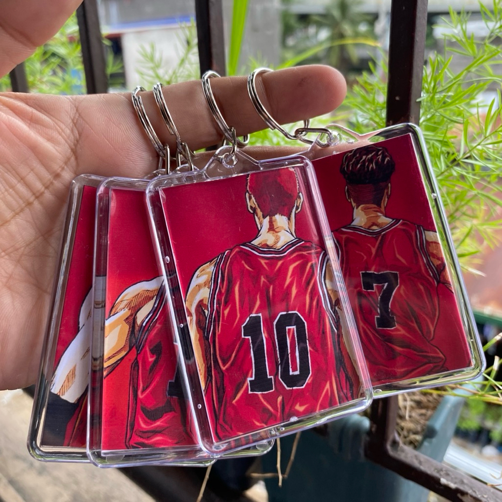 Slumk Dunk Design keychain 2x3 inches size | Shopee Philippines