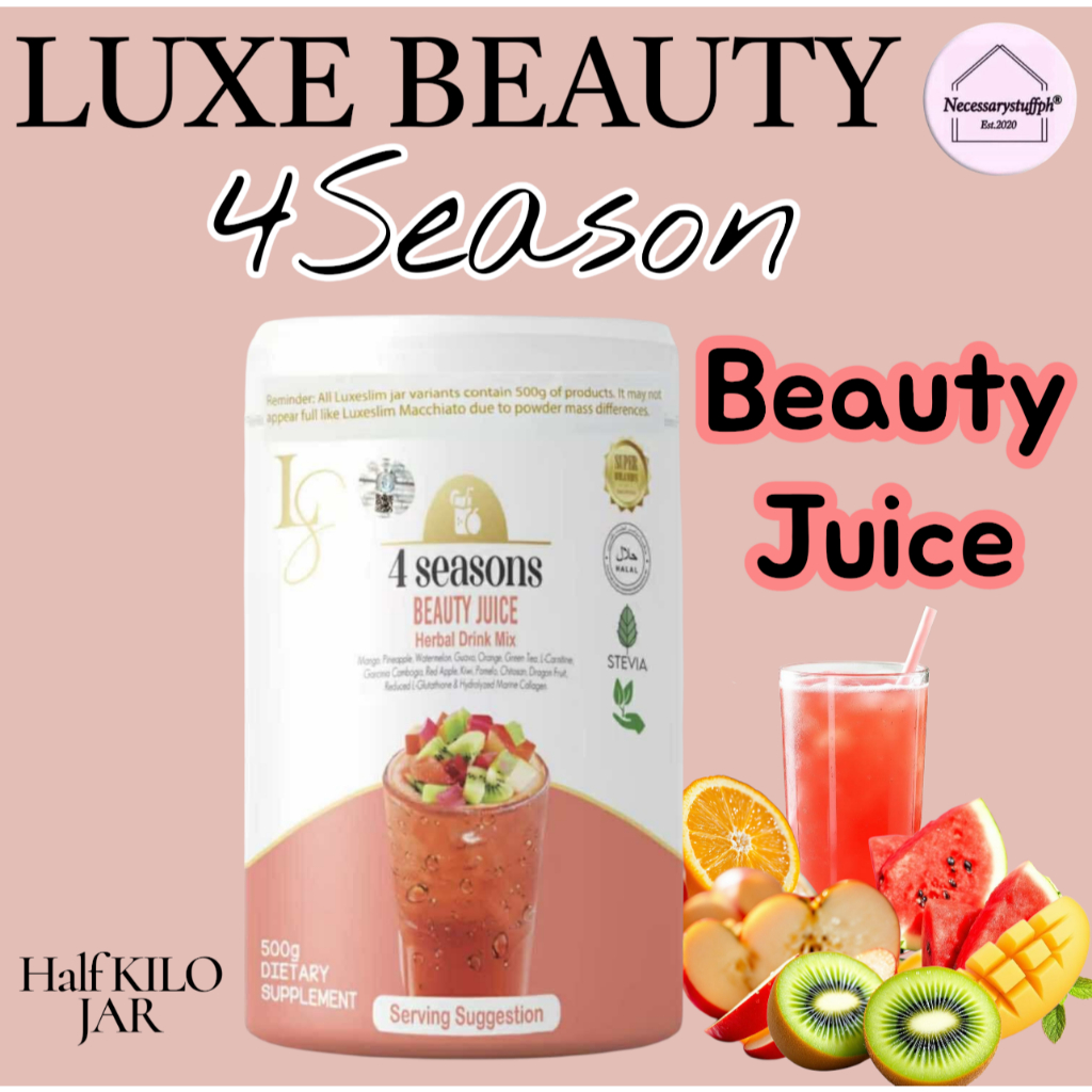 Luxe Beauty 4 Seasons Beauty Juice Sugar-Free Half KILO JAR (500g ...