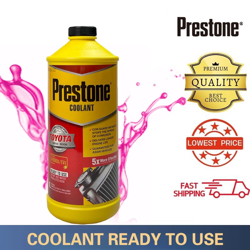 Toyota applicable coolant Red Prestone Coolant 1L 5x More Effective ...