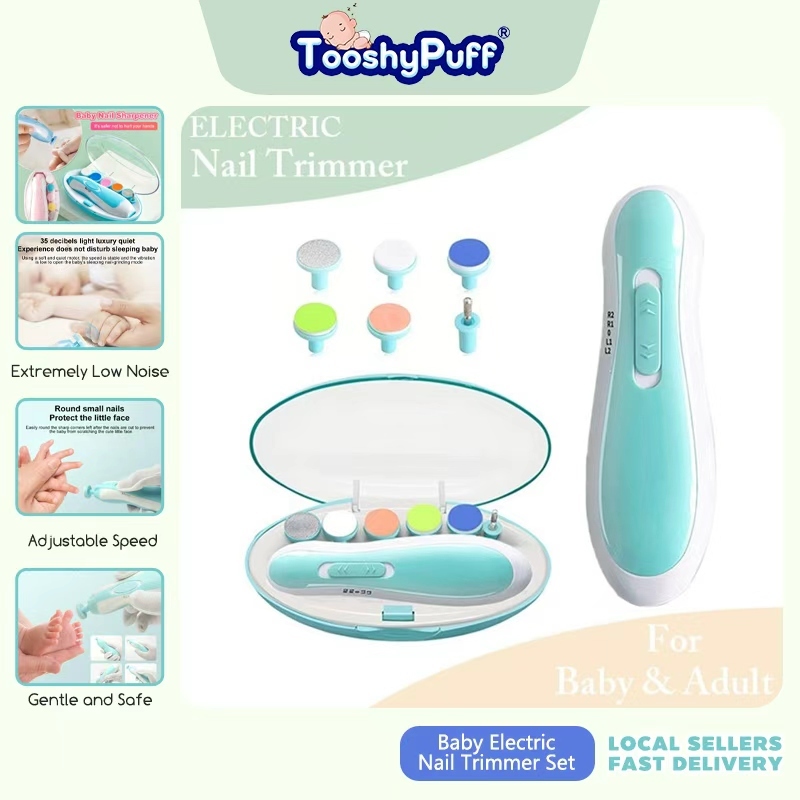 6-in-1 Baby Multi-function Electric Nail Trimmer Set | Shopee Philippines