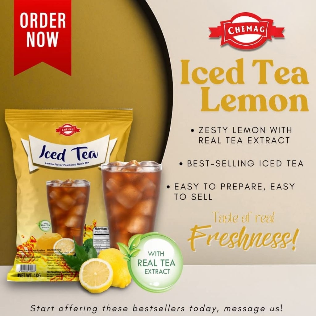 Chemag Iced Tea LEMON 1KG | Shopee Philippines