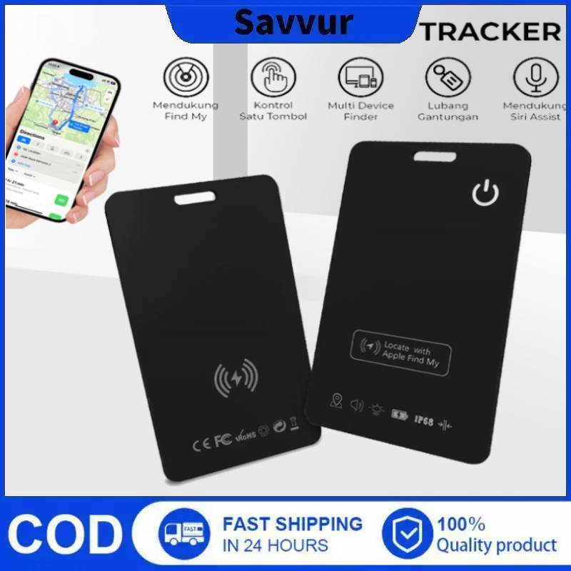 Tracker Portafoglio Ricaricabile Wireless Per Android | Smart Card Con Google Find My Device | IP68 Impermeabile E Condivisione Posizione