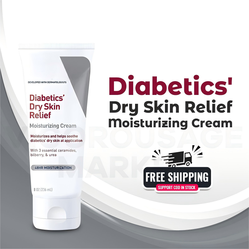 Diabetics' Dry Skin Relief Moisturizing Cream 236ml Hydrating Soothing ...