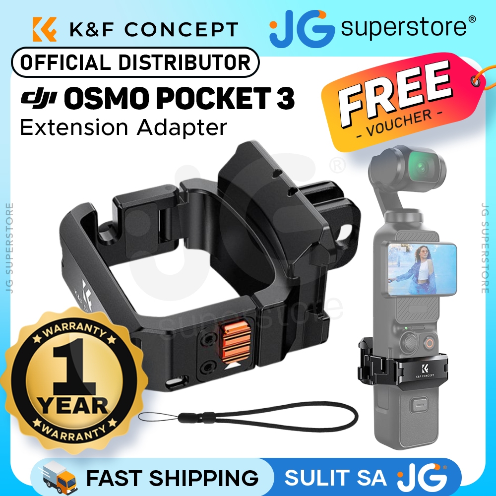 K&F Concept DJI Osmo Pocket 3 Multi-Function Extension Adapter Frame ...