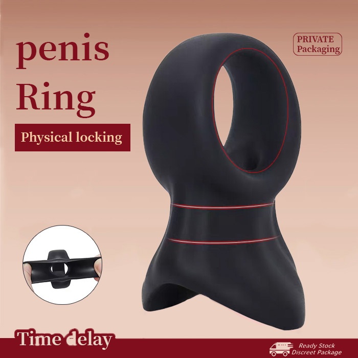 Silicone Penis Ring Cock Delay Rings Sex Toys For Men Bondage Lock Ring ...