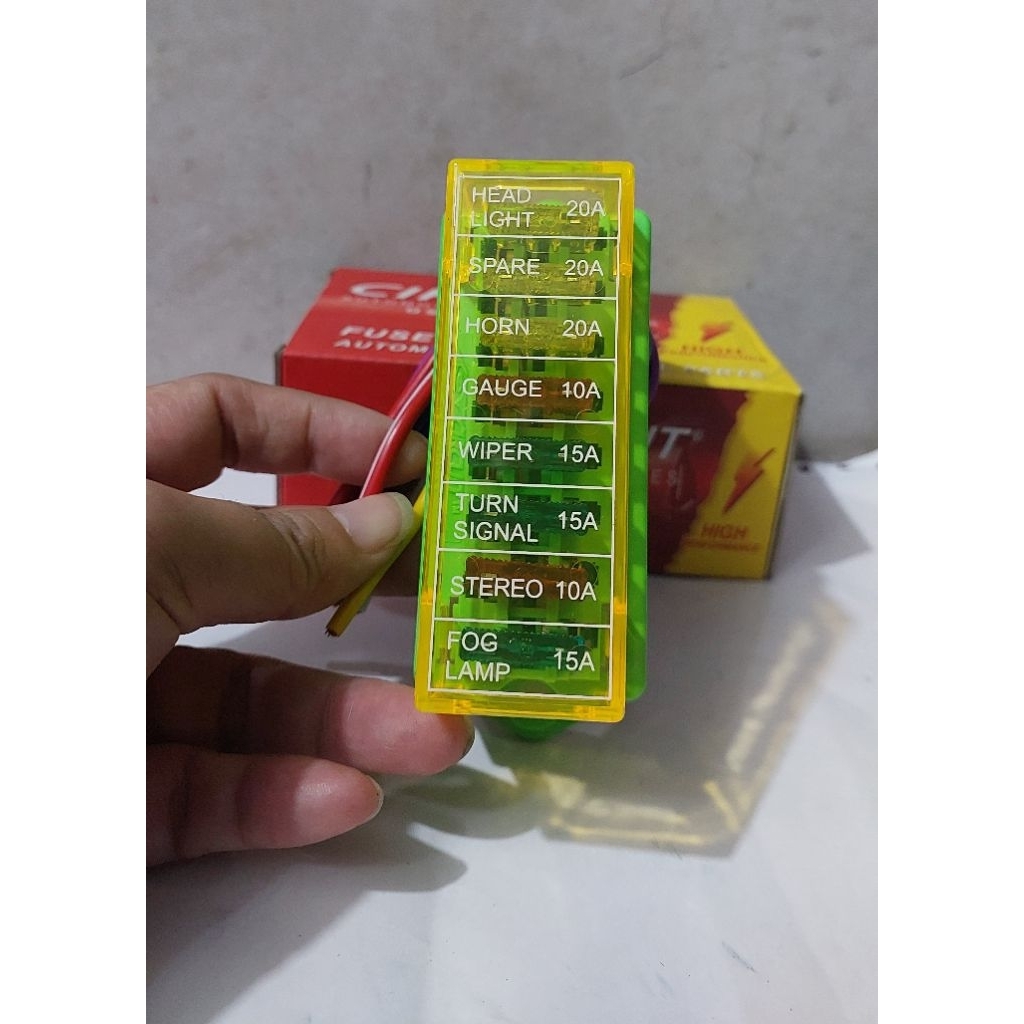 FUSE BOX PLUG-IN TYPE 8 TERMINAL PFB-8T CIRCUIT | Shopee Philippines