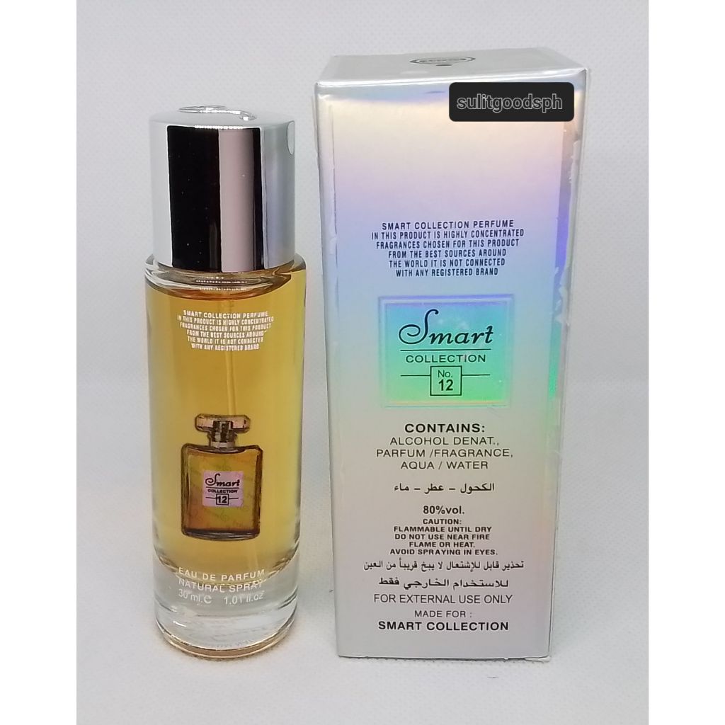 SMART COLLECTION PERFUME NO. 12 FOR WOMEN 30 ML EDP | Shopee Philippines