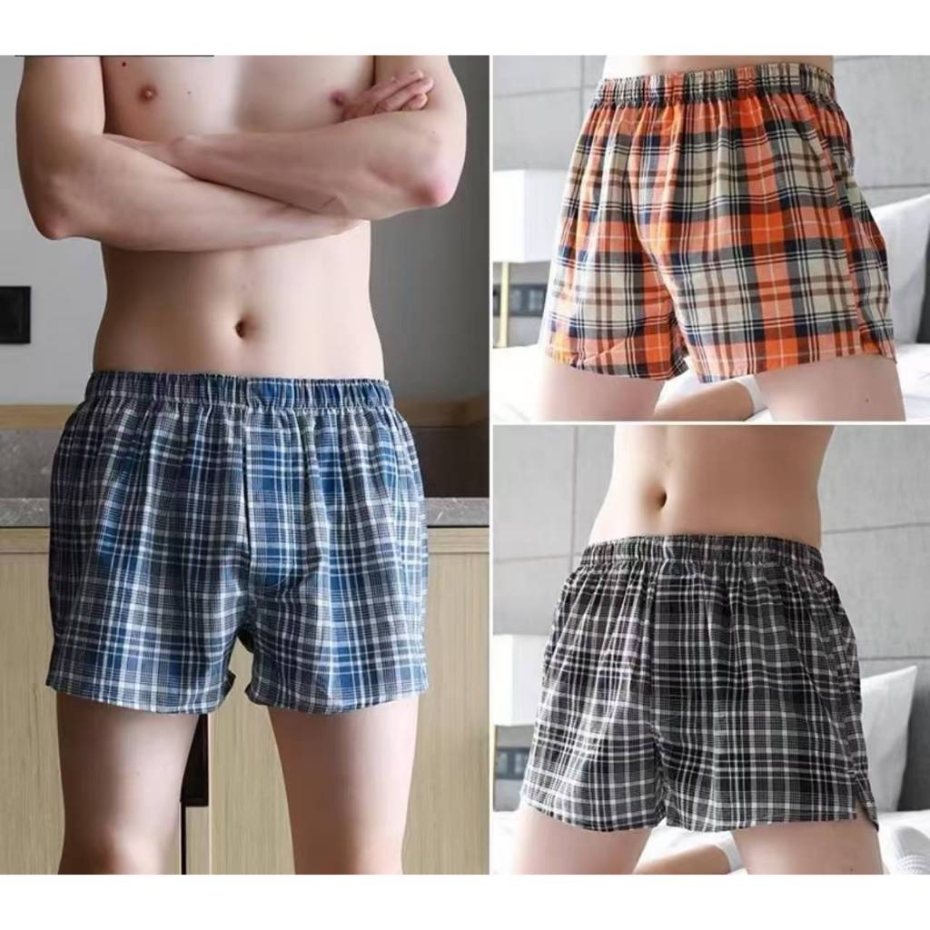 COD 3PCS NEW BOXER SHORT Underwear Cotton High Quality | Shopee Philippines