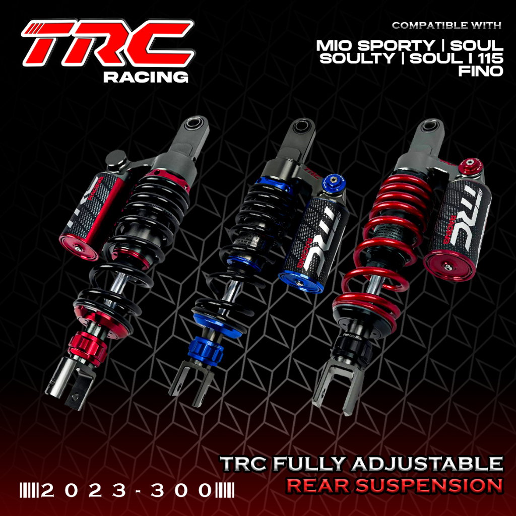 TRC RACING 300MM CNC FULLY ADJUSTBLE REAR SHOCK for MIO SPORTY/SOUL ...