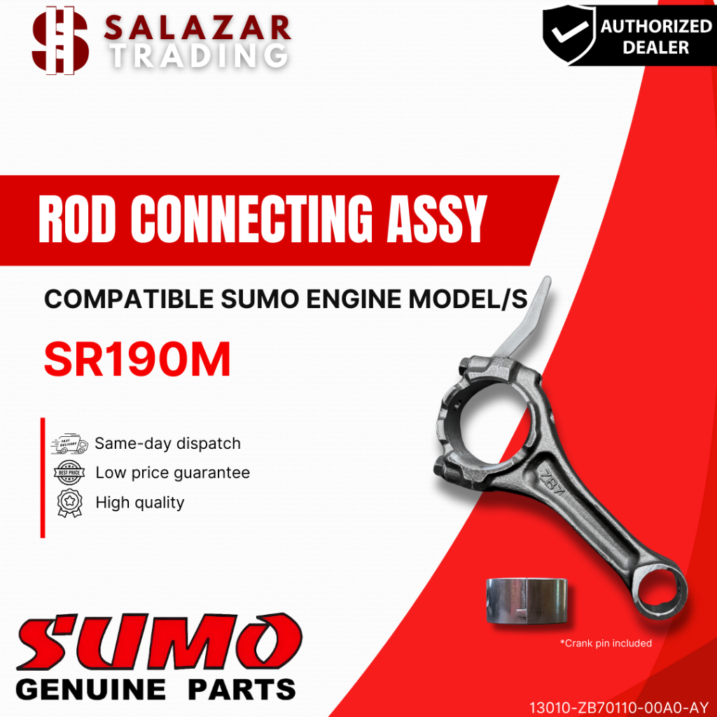 SUMO CONNECTING ROD ASSY SR190M GASOLINE ENGINE | Shopee Philippines