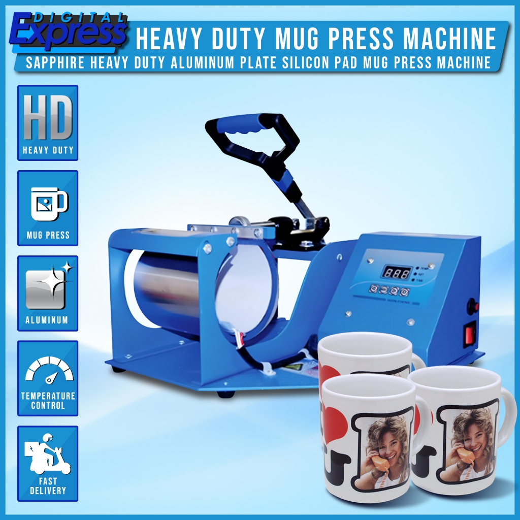 Sapphire Heavy Duty Mug Press Machine 11oz - Digital Sublimation Heat ...