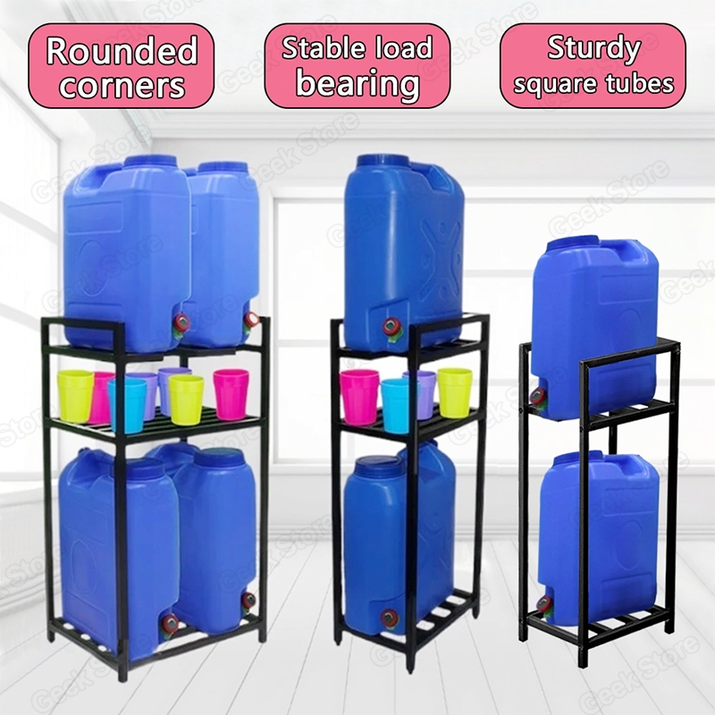 2/3 Layer Water Gallon Rack Stand Thickened Metal Rack for Water Rack ...