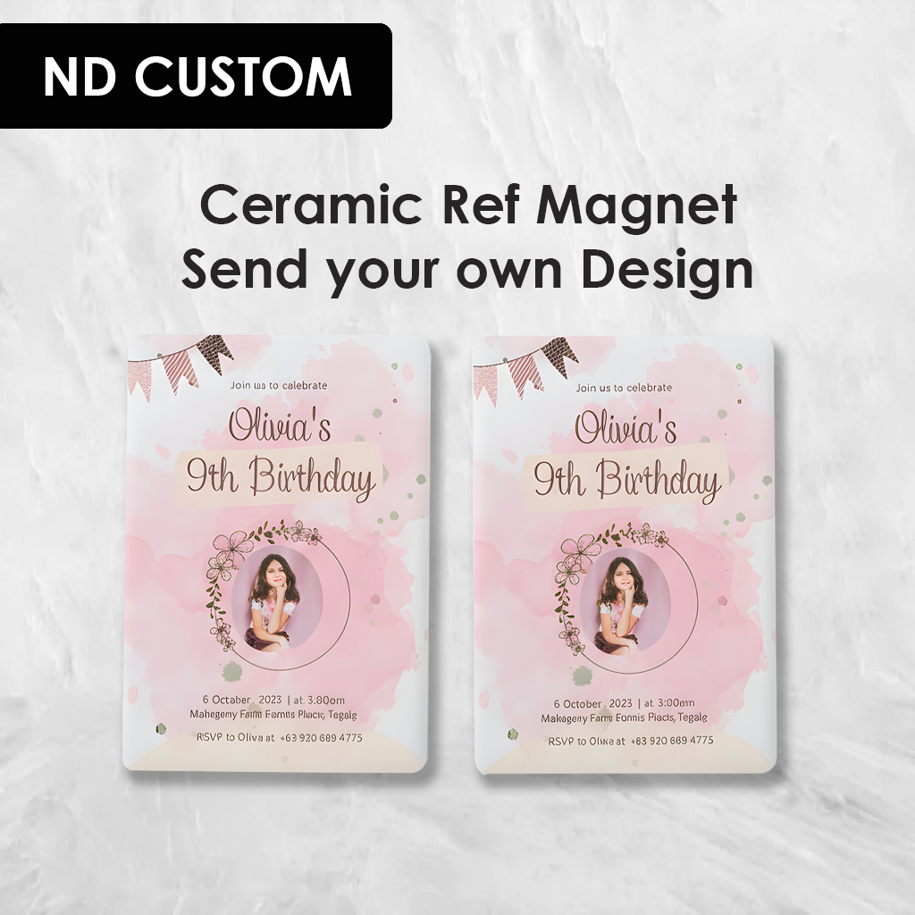 Personalized Ceramic Fridge Magnet | Custom Ref Magnet Souvenir Gift ...