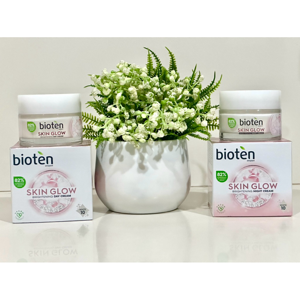 BIOTEN SKIN GLOW BRIGHTENING DAY / NIGHT CREAM 50ML | Shopee