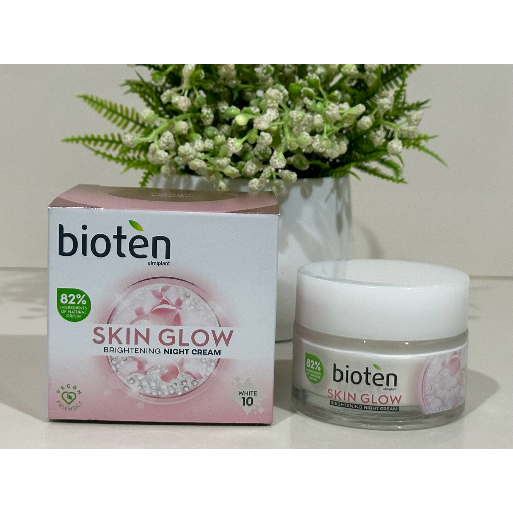BIOTEN SKIN GLOW BRIGHTENING DAY / NIGHT CREAM 50ML | Shopee