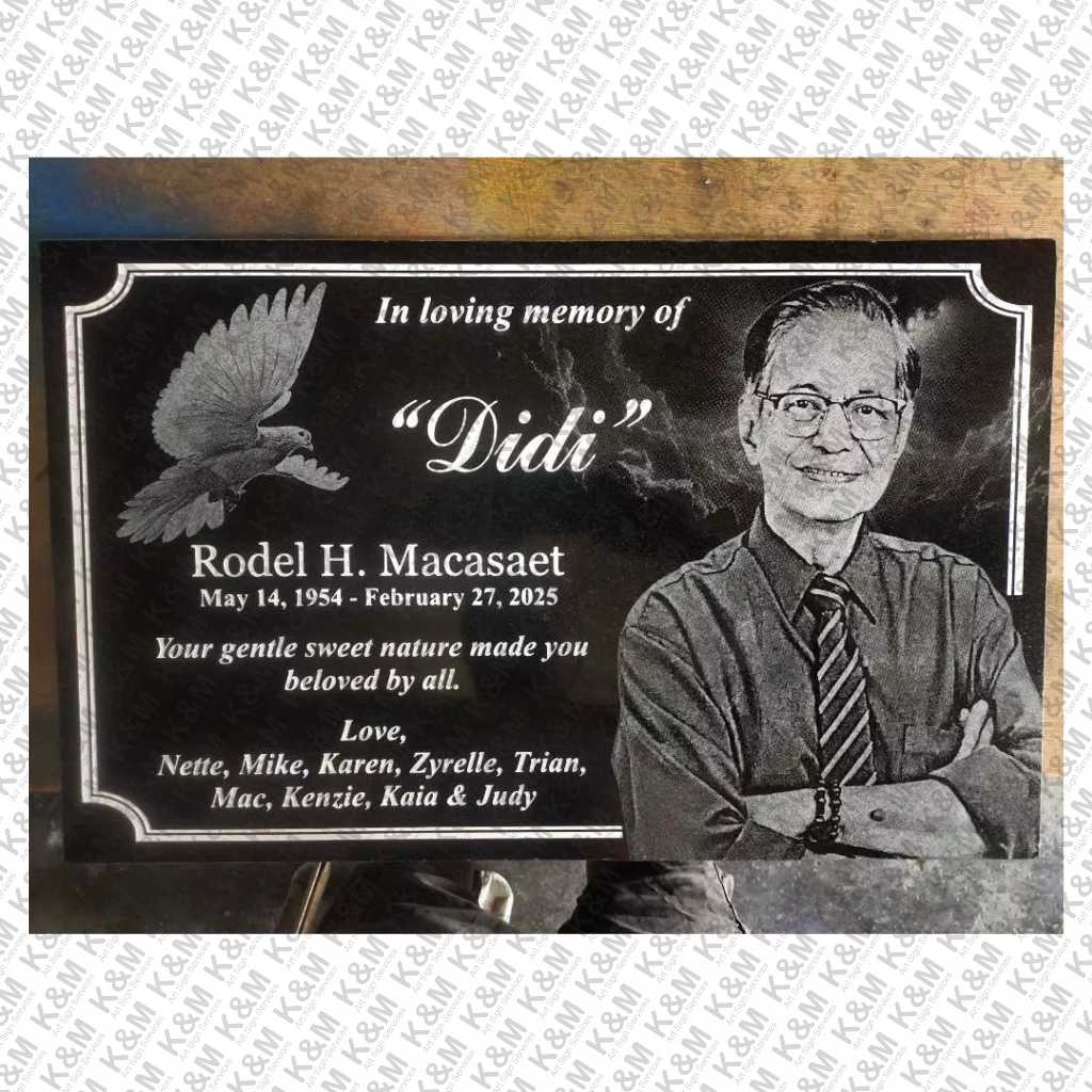 Photographic Laser Engraved Lapida TILES 40x50cm | Shopee Philippines