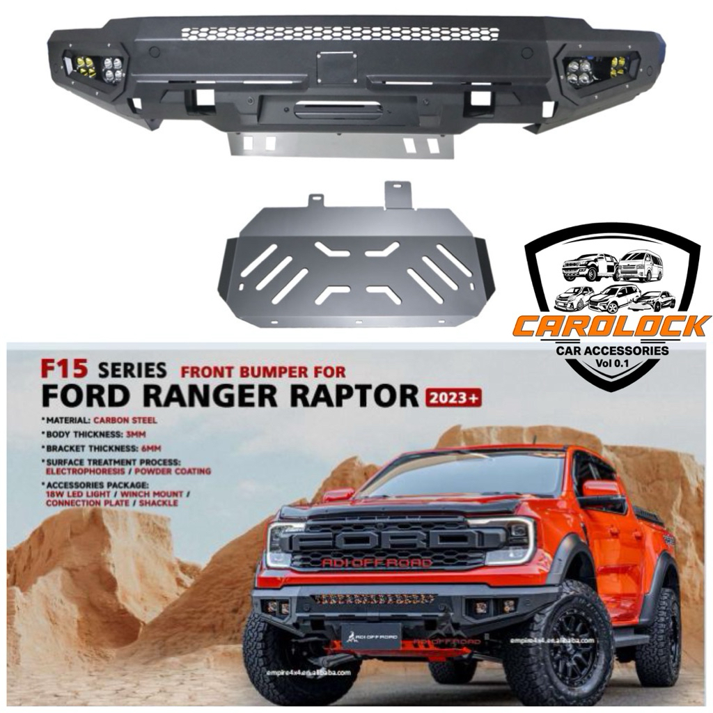 Ford Raptor 2023 - 2025 Front Steel Bumper F15 | Shopee Philippines