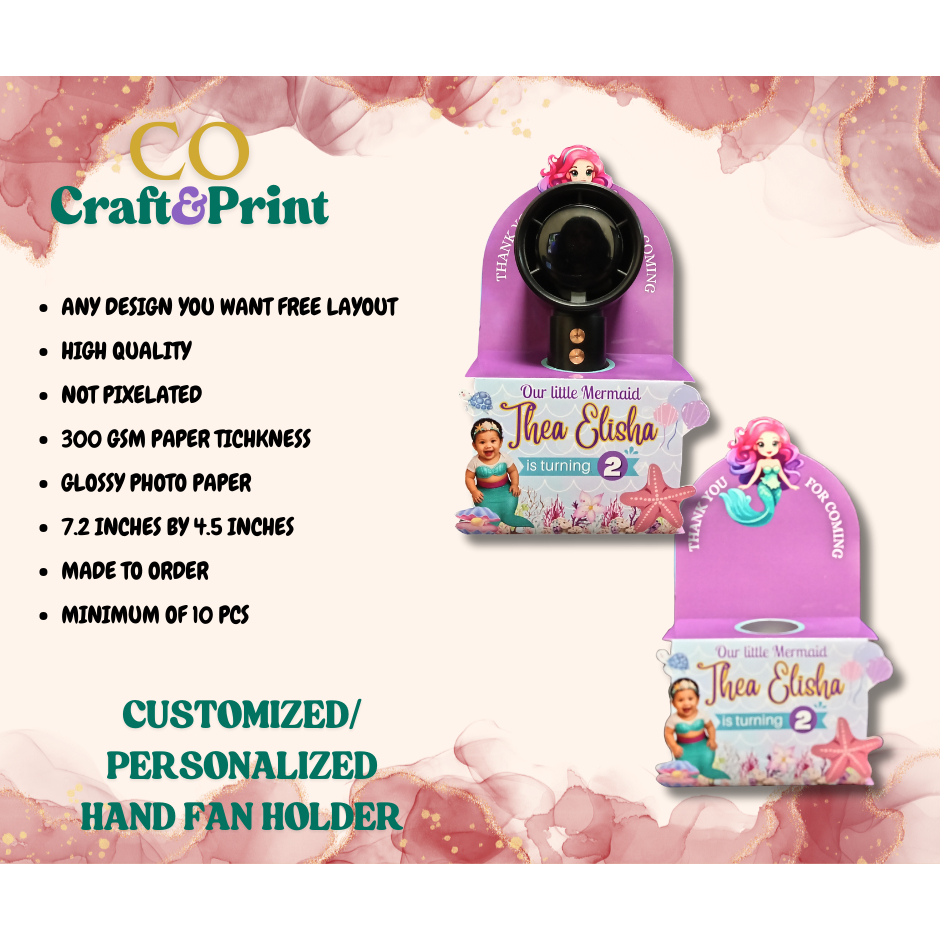 Personalized Mini Fan Box | Shopee Philippines