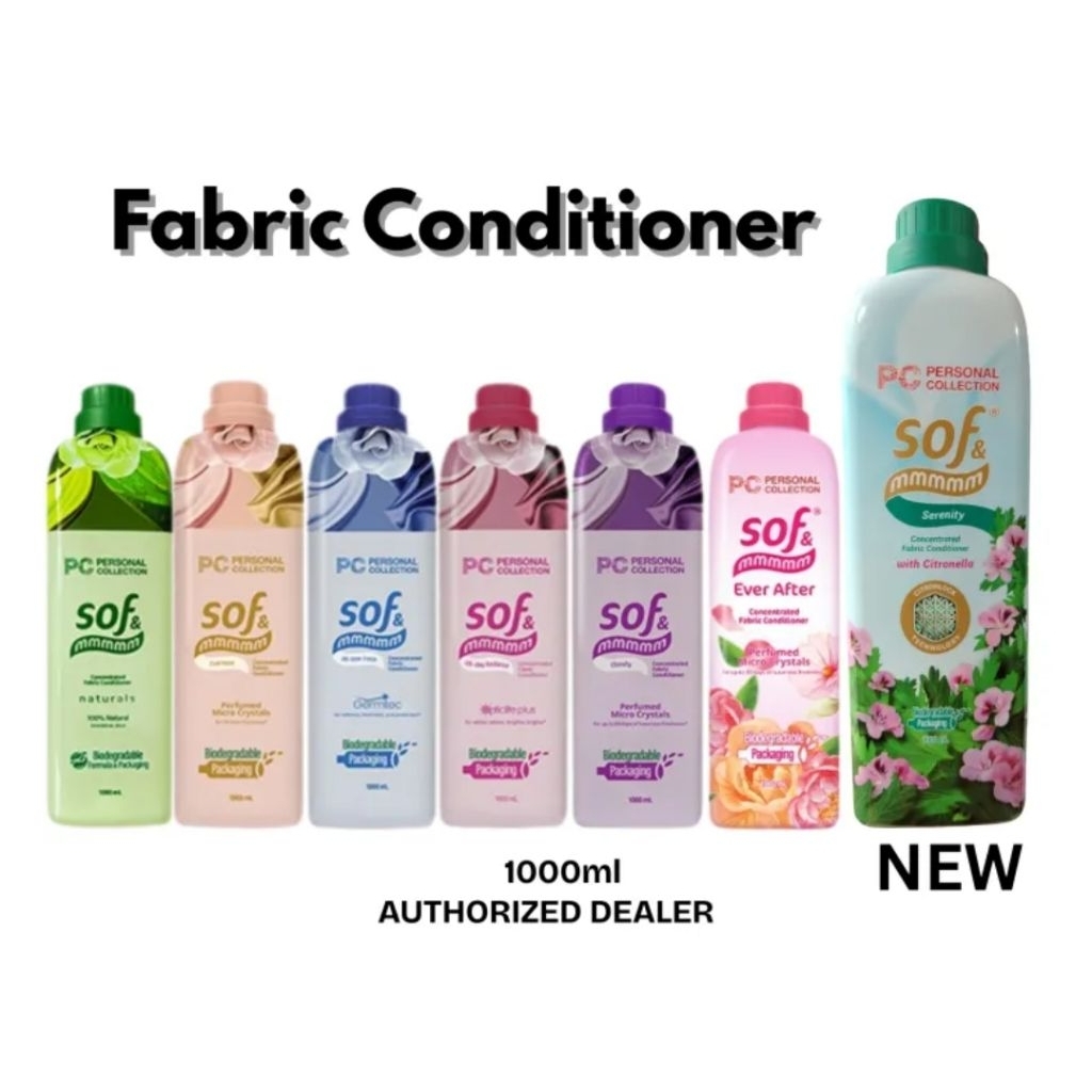 Personal Collection products PC Sof & MMMMM fabcon fabric conditioner ...