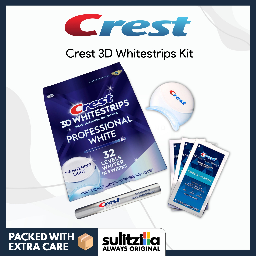 Crest 3D Whitestrips LED Light and 3D Whitening Pen For Super - Main Image
