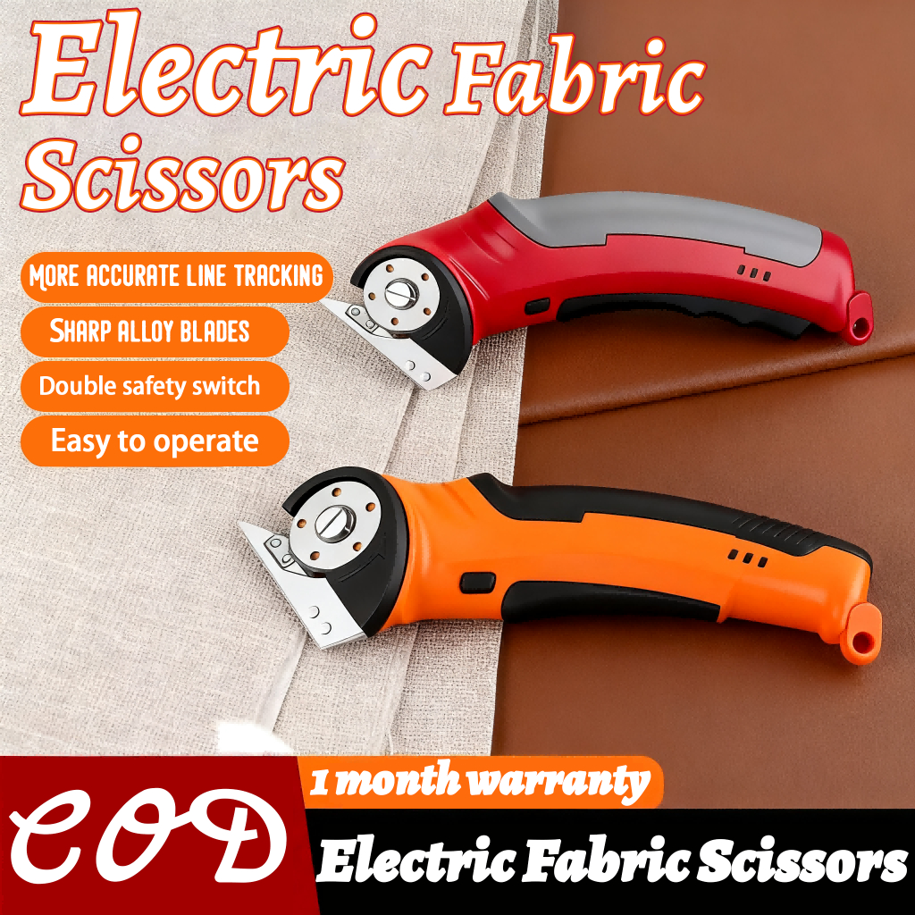 Electric Fabric Scissors USB Rechargeable Cutter DIY Multifunction ...