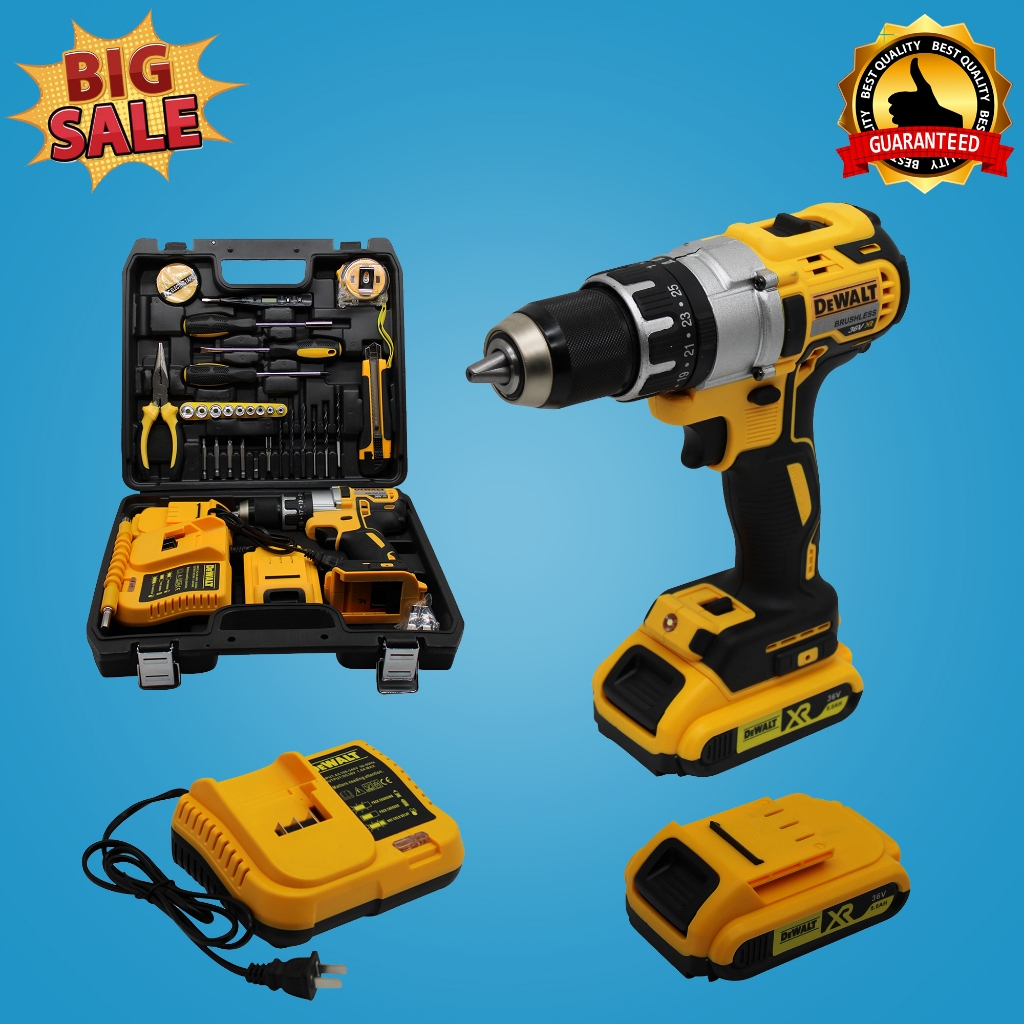 DW 36V Cordless Hammer Drill (Tools Set) | Shopee Philippines