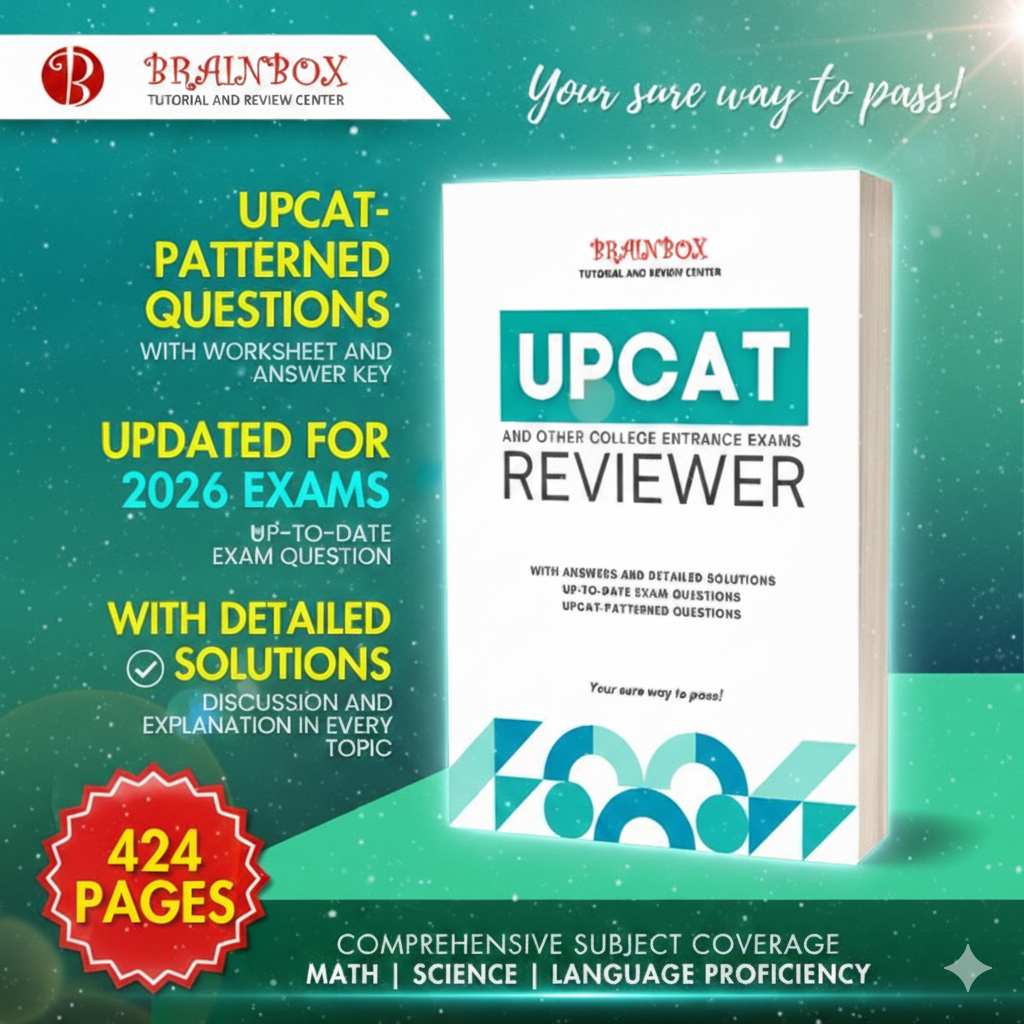 Brainbox UPCAT Comprehensive Reviewer (Latest Edition) | Shopee Philippines